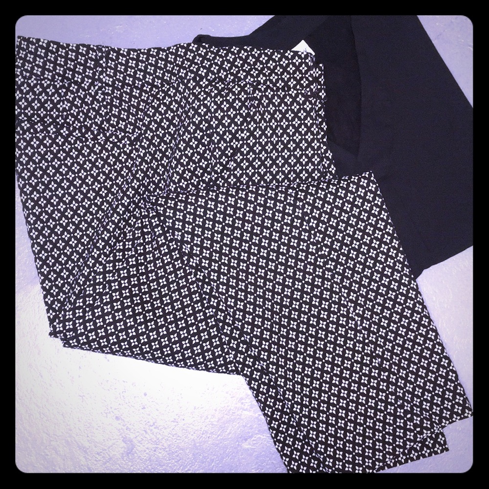The Lena Pant in Black and White